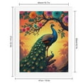 thumbnail image 2 of Paint By Numbers Kit for Adults Beginner - Peacock Paradise Sunset Fantasy DIY Canvas Painting Kits for Adults, Frameless Paint By Number for Adults for Home Wall Decor 16x20 Inch, 2 of 7
