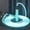 BLUE, variant on NCQ LED Night Glow Jump Ropes Glowing Skipping Rope for Adjustable Adults Portable Training Sports Fitness Equipment