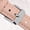 Pink, variant on 14mm Flat Thin Elegant Genuine Leather Watch Strap,Quick Release Replacement Watch Band,Pink with Rosegold Buckle