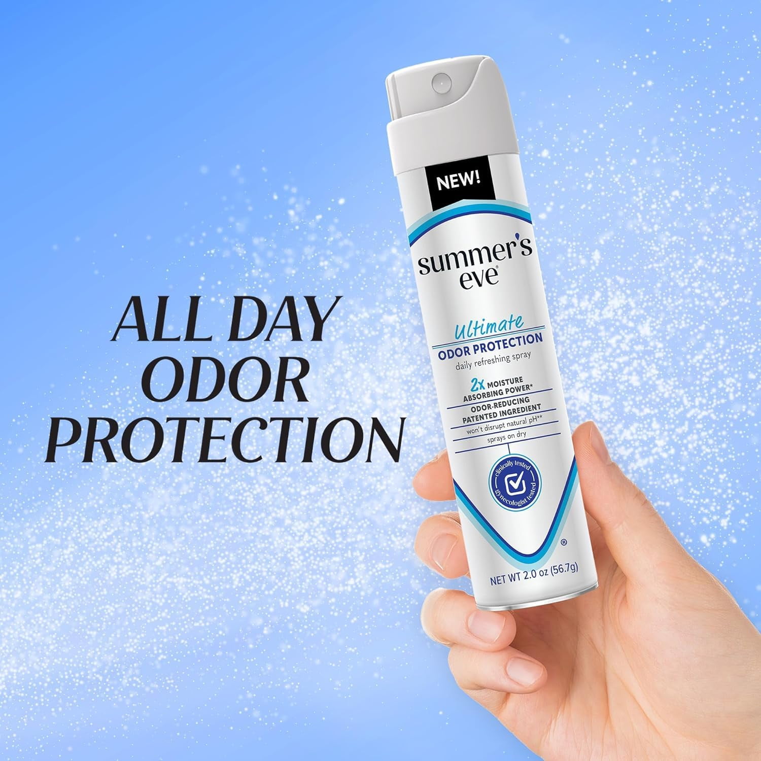Summer's Eve Ultimate Odor Protection, Feminine Spray 2 oz, 1 CT (3-Pack)
