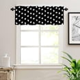 thumbnail image 4 of Halloween Autumn Window Valances Kitchen Short Curtains with Rod Pocket Cute Ghost Valance Drapes Farmhouse Window Treatment for Living Room Bathroom Decor 54" X 18", 4 of 6