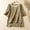 Army Green womens top dressy casual, variant on Wycnly Womens Tops Dressy Casual Loose Fit Irregular Side Slit Cotton Linen Fashion Pullover Shirts Summer Short Sleeve Round Neck Tops Leaves Print Blouse Beige l