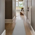 thumbnail image 2 of Garland Rug Town Square Polypropylene Silver Indoor Runner Rug, 2' x 8', 2 of 7