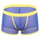thumbnail image 1 of Calzoncillos Bóxer Sin Costuras Para Hombre, Moda Informal, Pantalones Cortos Transpirables A La Cadera A Rayas de Malla de Puntos Dorados Sólidos, Ropa Interior Odeerbi ODB142335, 1 of 7