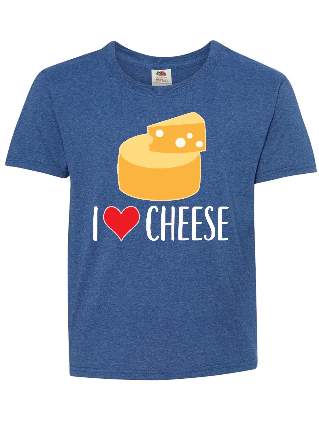I Love Cheese Funny Cheese Lover Youth T-Shirt - Walmart.com - Walmart.com