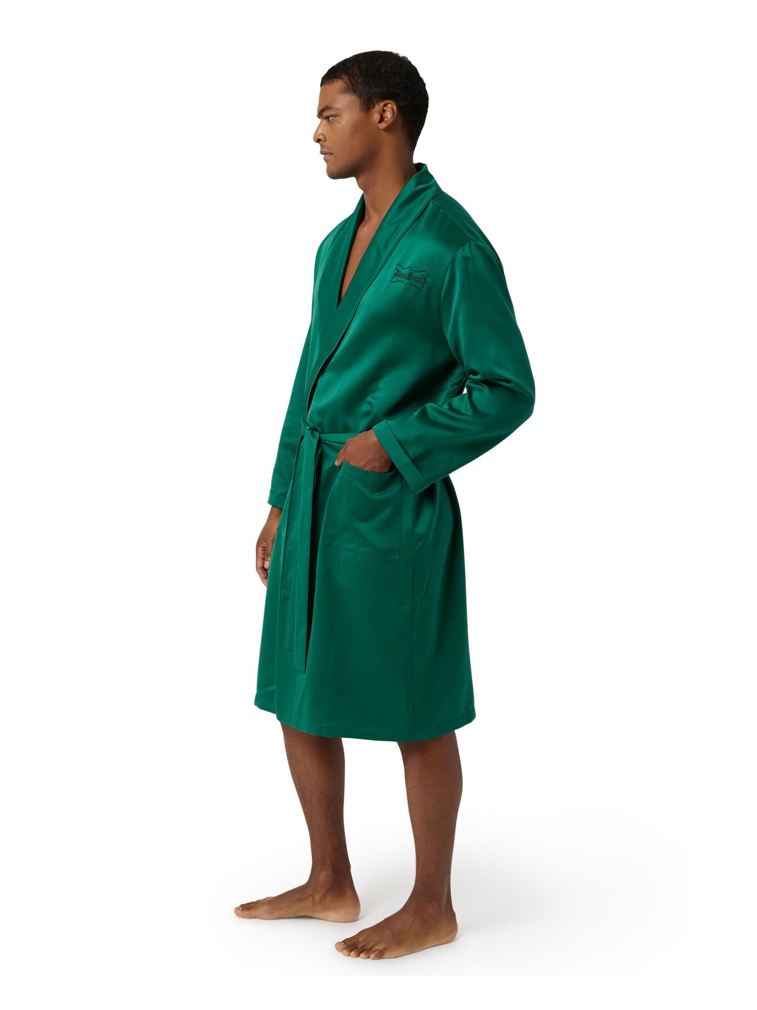 Dogg Supply by Snoop Dogg Mens Poly Satin Robe