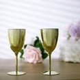 thumbnail image 5 of BalsaCircle 6 Pieces 8 oz Metallic Gold Premium Disposable Plastic Wine Glasses Tableware, 5 of 6