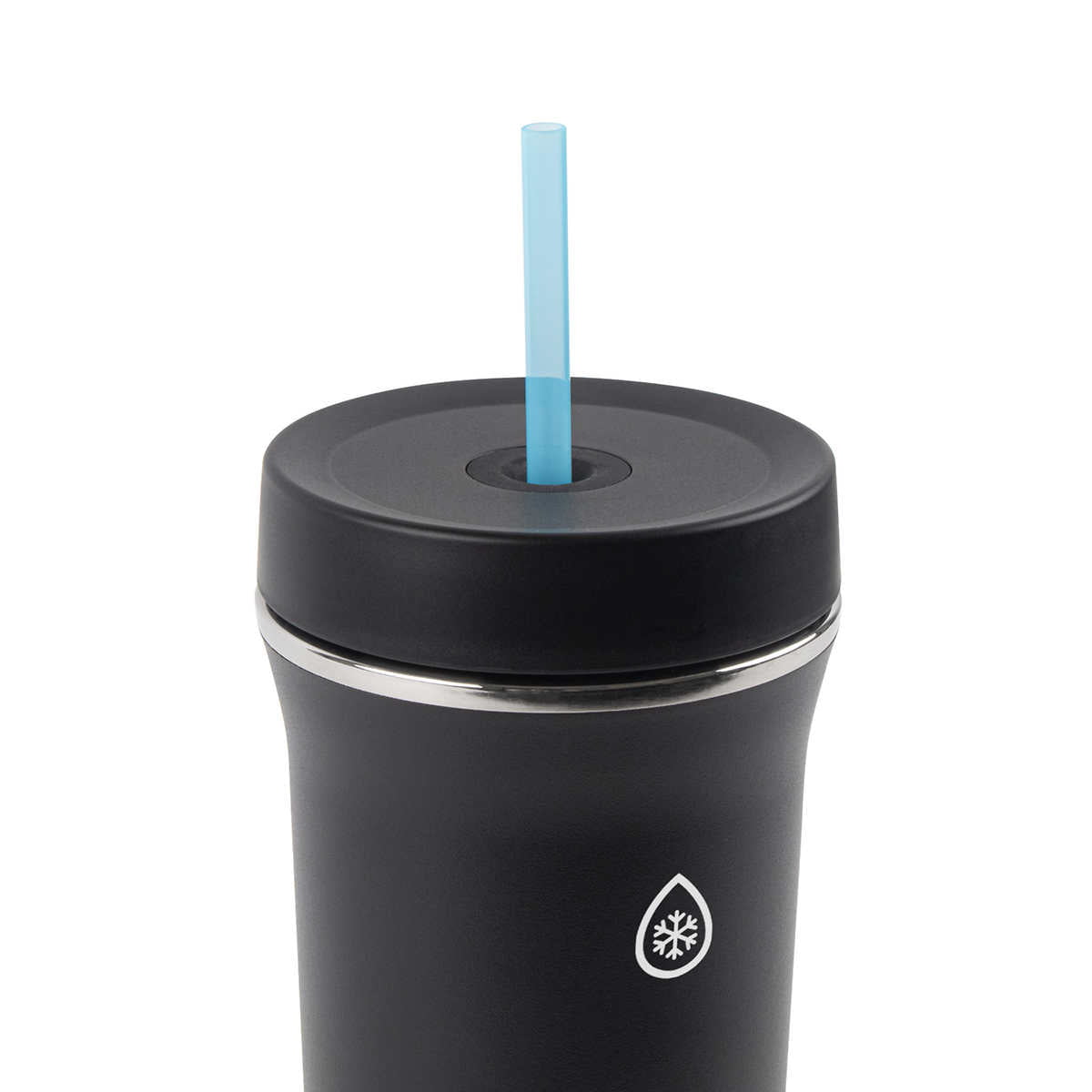 ThermoFlask 32oz Insulated Standard Straw Tumbler, 2-pack (Black) 