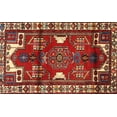 thumbnail image 1 of Ahgly Company Machine Washable Indoor Rectangle Traditional Tomato Red Area Rugs, 2' x 3', 1 of 7