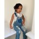 thumbnail image 3 of Overoles Vaquero Lindo y Delgado Denim Rasgado Para Niña,KIDSCOOL SPACE, 6-7 Años, 3 of 8