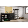 thumbnail image 2 of Iron Horse 3200 Riveted Steel Shelving 5-Shelf Unit, 18D x 36W x 72H, Gunmetal Gray/Black, 2 of 12