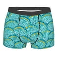 thumbnail image 5 of Uemuo Beautiful Seashells Pattern Men's Boxer Briefs,Trunk Anti-Chafing,Comfortable, Durable, and Stylish Underwear-, 5 of 9
