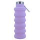 thumbnail image 2 of Taza Para Beber Botella deportiva plegable a prueba de fugas para niños de 500 ml de silicona para exteriores (lavanda) Tmvgtek Para Estrenar, 2 of 9