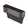 thumbnail image 4 of Organizador de huecos para asientos de coche, bolsillo lateral, caja de almacenamiento universal para asientos de coche. conductor negro, 4 of 9