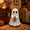 Silver&480, variant on Halloween Coke Ghost Decoration, 7.87in Cute Spooky Ghost Holding Coke Figurine for Tabletop Mantel Shelf Desk Office Party Decor