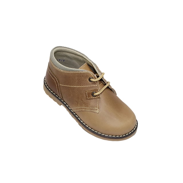 Botas Casuales LEON Andanenes Niño Cafe Oxido Piel 1654B11