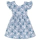 thumbnail image 1 of Vestido Bluey Floral Skater Chambray para niñas de 7 a 8 años, 1 of 5