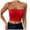 Red, variant on Womens Tube Tops Strapless Crop tops Basic Backless Sleeveless Bandeau Cute 2024 Summer Outfits Sexy Solid Tops