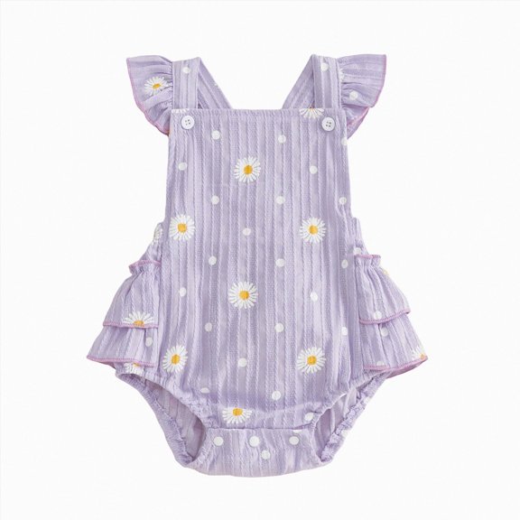 gdxvjhbj Baby Clothes Girl Baby-Girls One-Pack Short Sleeve Bodysuits for Infant Baby Girls 0 3 6 9 12 18 24 Months (Purple,12-18 Months)