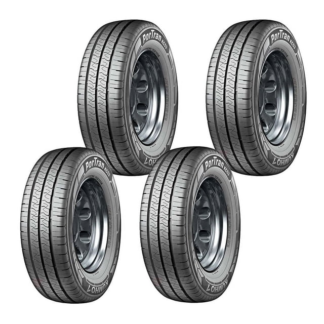 PAQUETE DE 4 LLANTAS 185 R14 KUMHO PORTRAN KC53 102/100R