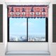 thumbnail image 4 of Living Room Curtains, American Flag Pattern With Stars And Translucent Stripes, For Windows, EyeletsTeissuly Clearance (red, ) Teissuly WER202308291048, 4 of 7
