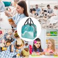 thumbnail image 7 of Naloa Teal Turquoise 1 Print Lunch Box for Women Men,Insulated Lunch Bag,Lunchbox,Thermal Leakproof Cooler,Reusable Lunch Tote Bag for Work School Travel Picnic, 7 of 7