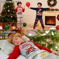 thumbnail image 3 of Boys Christmas Pajamas 4 Piece Toddler Kids Sleepwear Boys Long Sleeve Pajamas Winter Nightwear Age 2-12 Years, 3 of 6