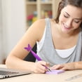 thumbnail image 4 of Ballpoint Pen - Butterfly Design Cute Pen - Customizable Writing Pen for Office Home Daily Use - Smooth Ink Retractable Pen - 1 Pack Purple, 4 of 6