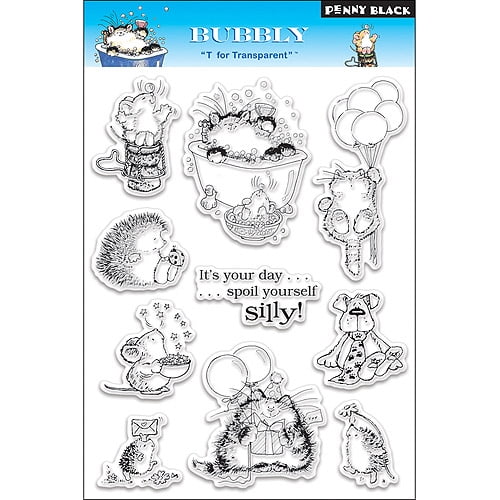 Penny Black 238445 Dreamy Cling Rubber Stamp 4 by 6-Inch 