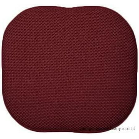 

memory foam chair/seat cushion pad : non slip (burgundy)