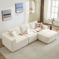 thumbnail image 4 of Kojooin 108" Modular Sectional Sofa - L Shaped Boneless Cloud Couch with 67.5" Chaise, Reversible L/R Facing, No Assembly Required, 4 of 9