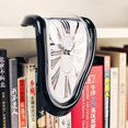 thumbnail image 2 of Reloj de pared nórdico surrealista con diseño artístico, reloj de pared creativo 3D DIY, reloj de pared colgante, reloj de silencioso, decoraci Negro, 2 of 8