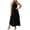 Black, variant on Women's Midi Dresses Halter Neck Asymmetrical Maxi Dress Flowy Casual Vacation Date Sundress Going Out Dresses for Women Black M