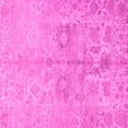 thumbnail image 1 of Ahgly Company Indoor Square Oriental Pink Traditional Area Rugs, 7' Square, 1 of 4
