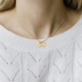 thumbnail image 3 of Collar con dos iniciales para mujer, chapado en oro de 14 quilates, delicado collar con inicial para ti y ella, joyería de relación, día de la madre, regalos de San Valentín pa, 3 of 5