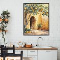 thumbnail image 3 of Stupell Industries Traditional Mediterranean Courtyard Lemon Tree Black Framed Giclee Art, 24 x 30, by LSR Design Studio, 3 of 8
