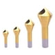 thumbnail image 1 of Herramienta avellanadora con recubrimiento de titanio, 4 piezas, juego de brocas avellanadoras de 90 mm de alta velocidad para madera, metal y plástico, 1 of 8