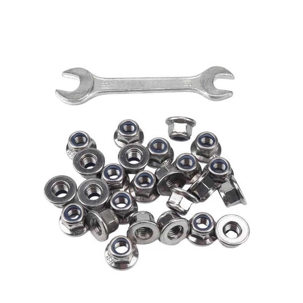 Sidaley Tuercas de 25 uds., tornillos de seguridad, tapa de rosca, luces de coche, toldo, piezas de reparación, suministros, herramienta de Vehículos, repuestos y accesorios Mis M3