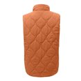 thumbnail image 6 of FUZHIQ Womens Puffer Vest Lightweight Stand Collar Sleeveless Cropped Quilted Jackets Button Fall Zip Up Coat Outerwear, 6 of 8