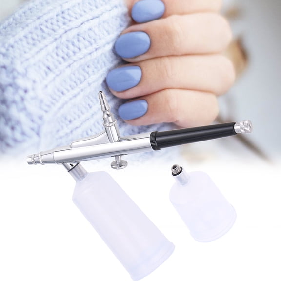 FELTECHELECTR 1Pcs Nail Airbrush Kit with Fine Spray for Artists and Professionals