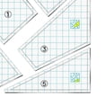 thumbnail image 4 of kurtrusly 10pcs Regular Dresden Plate Template Patchwork Stencils Quilt Ruler Petals Machine DIY Tool, 4 of 8
