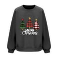 thumbnail image 4 of Womens Casual Christmas Tee Shirts Sweatshirt Crew Neck Fall Sweaters 2025 Zip Up Sweatshirt No Hood Long Sleeve Shirts Casual, 4 of 4