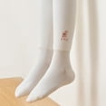 thumbnail image 4 of Xyant Girls Tights Soft Seamless Leggings Winter Knit Warm Newborn Pants Toddler Infant Baby Stockings (White,0-6 Months), 4 of 9