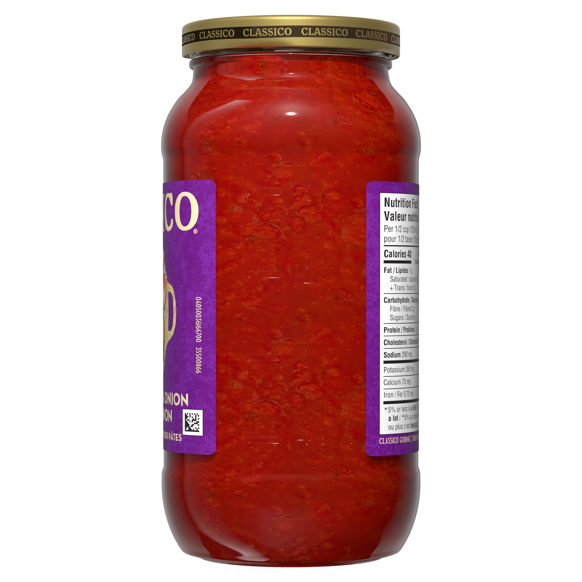Classico Roasted Garlic & Onion Pasta Sauce, 600 mL Jar