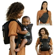 Infantino Flip 4-in-1 Convertible Carrier Crossbody Diaper Bag Set, 8-32lbs, Black, 2-Piece Set