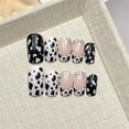 thumbnail image 6 of JZROCKER 24pcs Fashionable French Leopard Press on Nail Medium False Nail for Women, 6 of 7