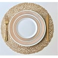 thumbnail image 2 of " OCCASIONS " 240 Pieces Pack, Heavyweight Disposable Wedding Party Plastic Plates (10.5'' Dinner Plate, Venice Blush and Gold), 2 of 5