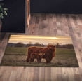 thumbnail image 6 of Highland Cow Rug, Tropical Rugs, Coastal Rug, Animal Rugs, Soft Rug, Machine Washable Rug, Personalized Rug, Salon Rug, Thin Rug, 5.9'x9.2' - 180x280 cm, 6 of 8