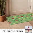 thumbnail image 3 of Red Mushroom Frog Green Pattern Door Rugs,Washable Non Slip Door Mats Indoor,Decorative Door Mats,Entry Mat Indoor for Entrance,Bedroom,Kitchen,Bathroom,16"x47", 3 of 6