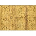 thumbnail image 1 of Ahgly Company Indoor Rectangle Oriental Brown Modern Area Rugs, 3' x 5', 1 of 4